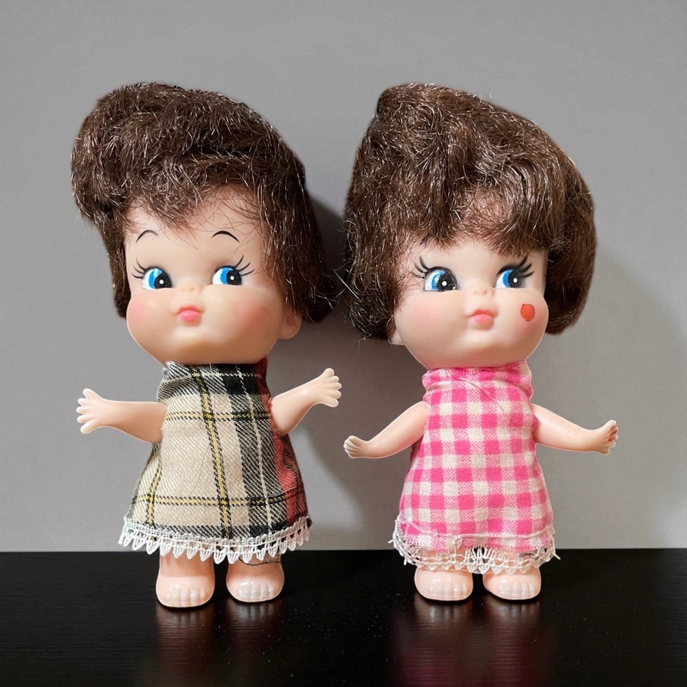 2 Vintage 1960’s Sweet Suzie Dolls 5 Inches Tall